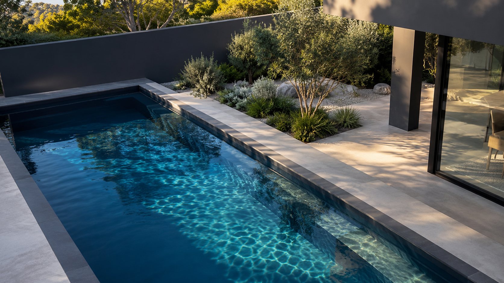 Representative residential swimming pool in Joondalup